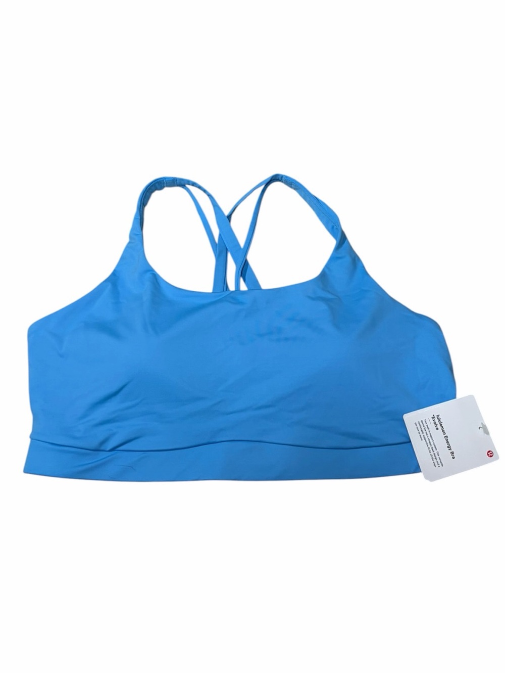 NWT Lululemon Energy Bra *Evolve *Medium Support (Ocean Wave) Size XL